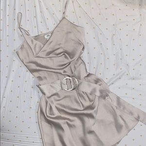 River Island Belted Slip Dress